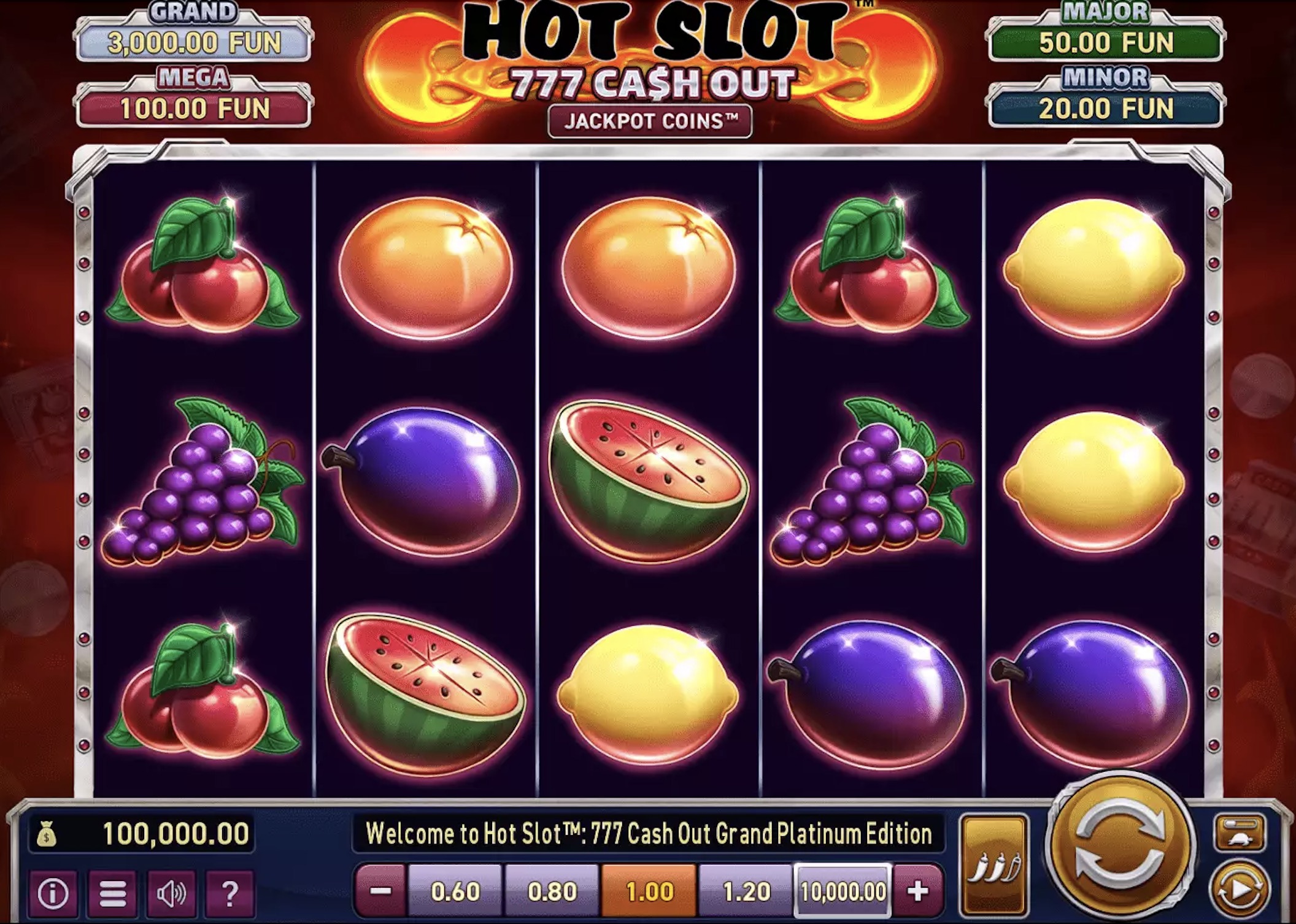 Hot Slot: 777 Cash Out Grand Platinum Edition      Wazdan   